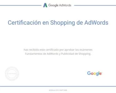 Certificacion Examen Google AdWords