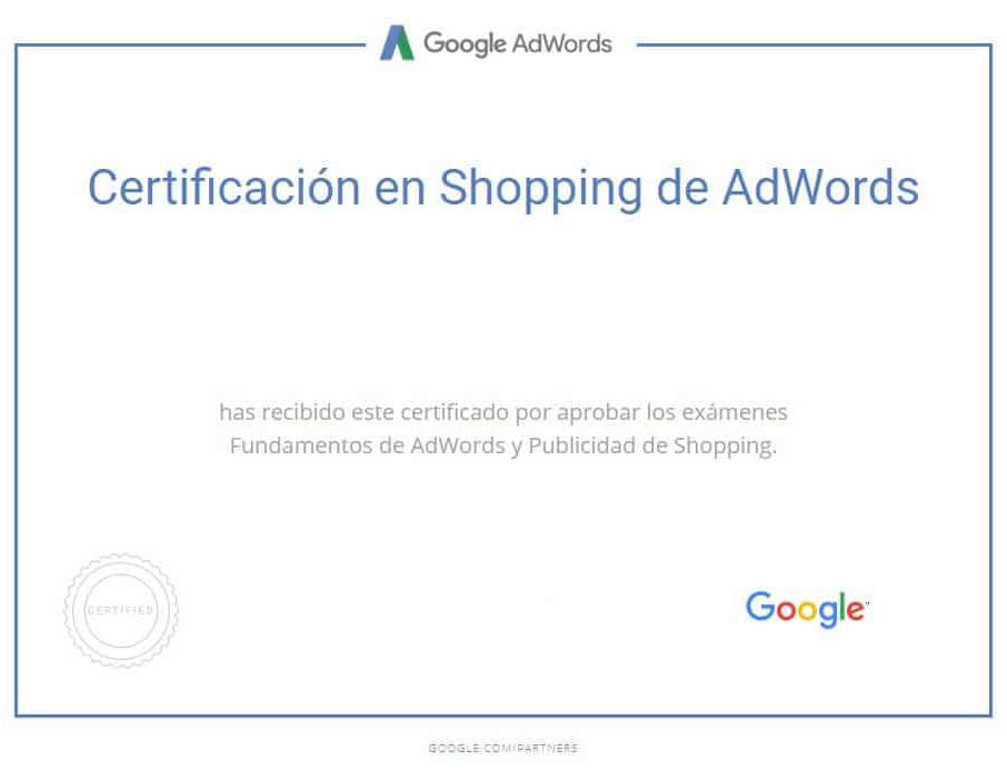 Certificacion Examen Google AdWords