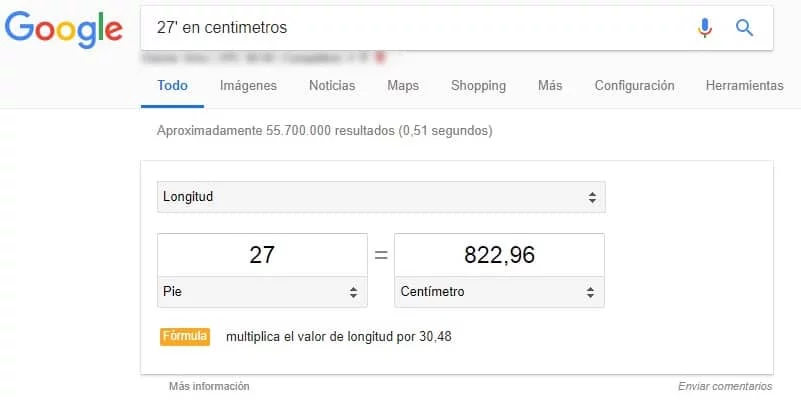 Calculadora de Google
